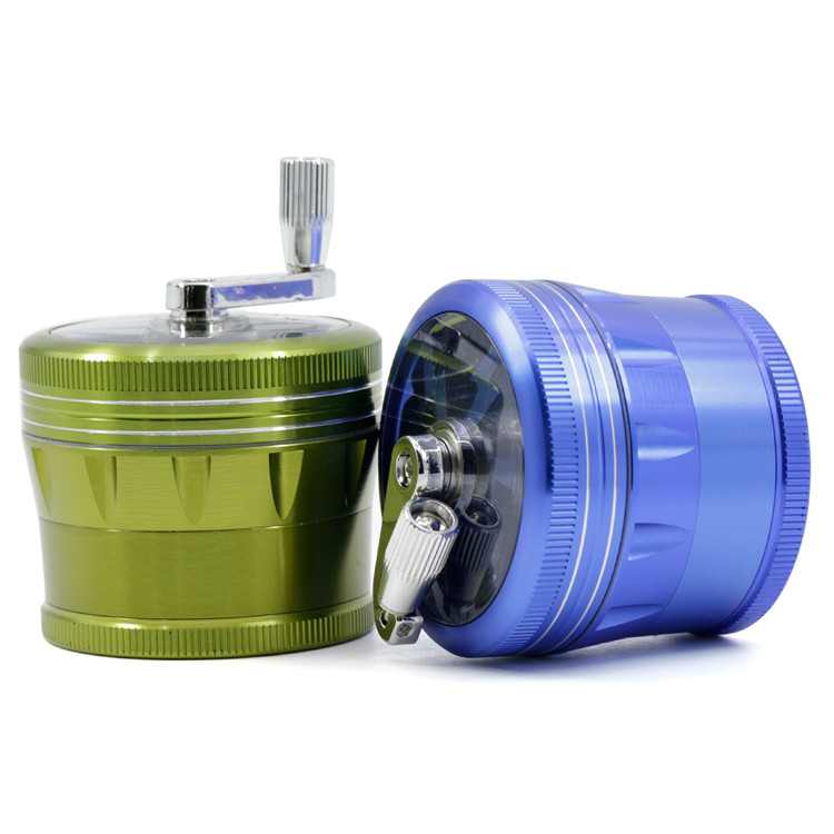 Diameter 63MM Manual Weed Grinders Tobacco Herb Grinders with Custom