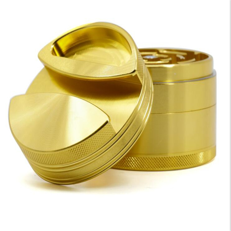 New style diameter 75MM Aluminum Alloy Herb grinders for weed 