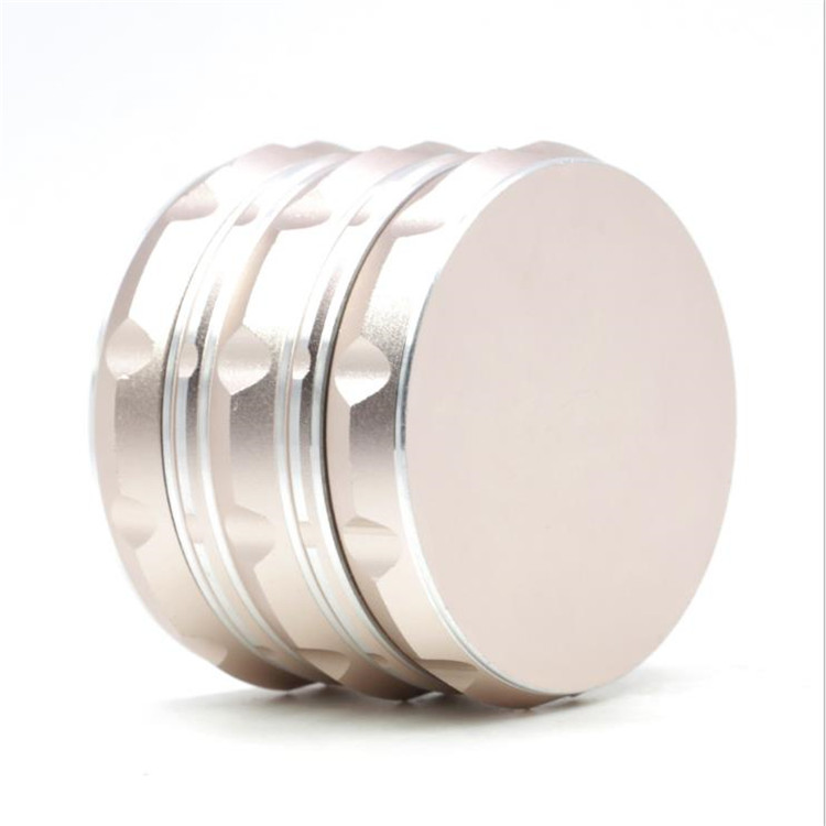  H3001 NEW STYLE FASTER LOCKED 4 PARTS INNER SCREEN DIAMETER 63MM ALUMINIUM ALLOY HERB GRINDER TOBACCO CRUSHER 