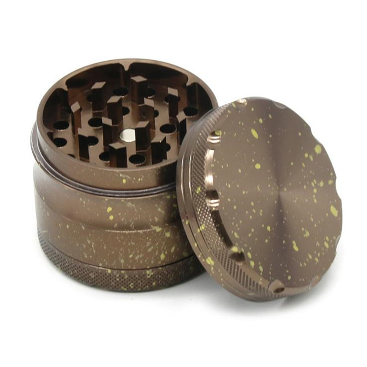 G- CCRF041 50mm Star spots 4 parts grinder for weed Aluminum alloy herb grinder 