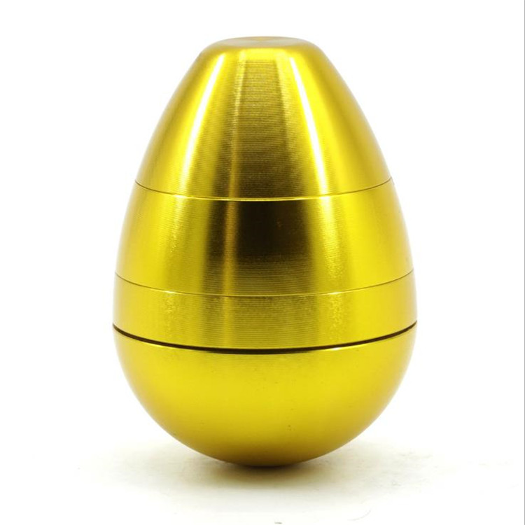  8829 58MM colorful egg 4 layer tumbler smoke grinder Herb grinder for weed 