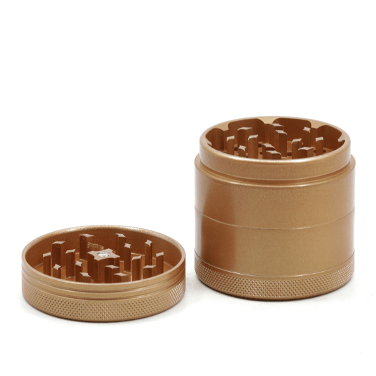 G6101 Custom Logo 4 layers Non-stick and easy to clean ceramic coated herb grinders tobacco for smoking accessories