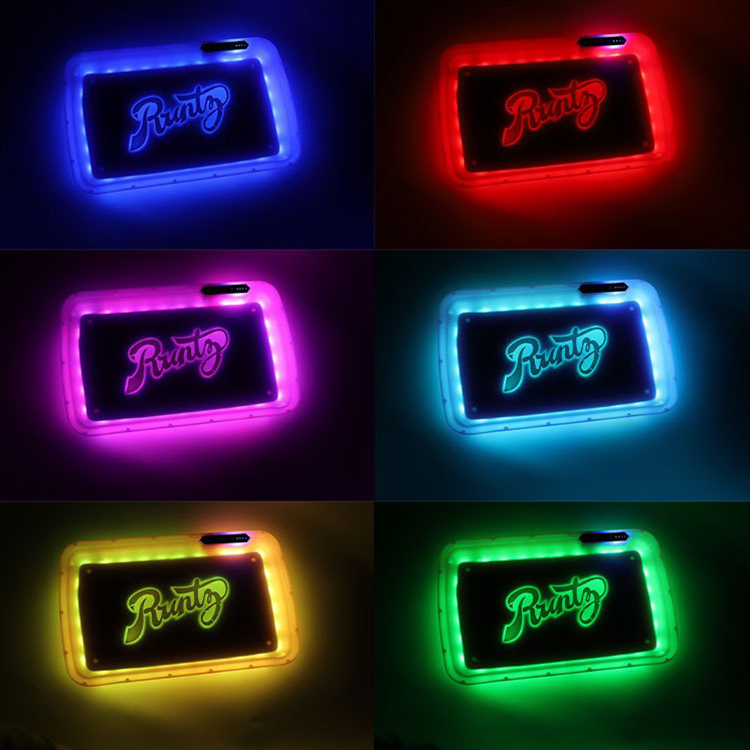 LED Cookies Rolling Tray Led Light Up Glow Tray new LED Rolling Tray